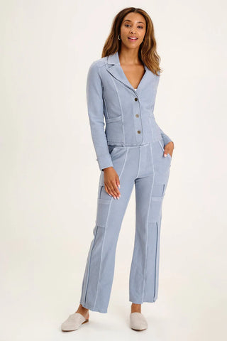 White XCVI Kia Flare Cargo Pull On Pant - 606River