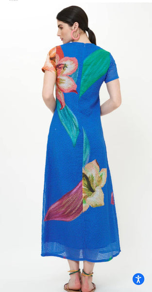 Oliphant Hibiscus Flower Maxi Dress - 606River