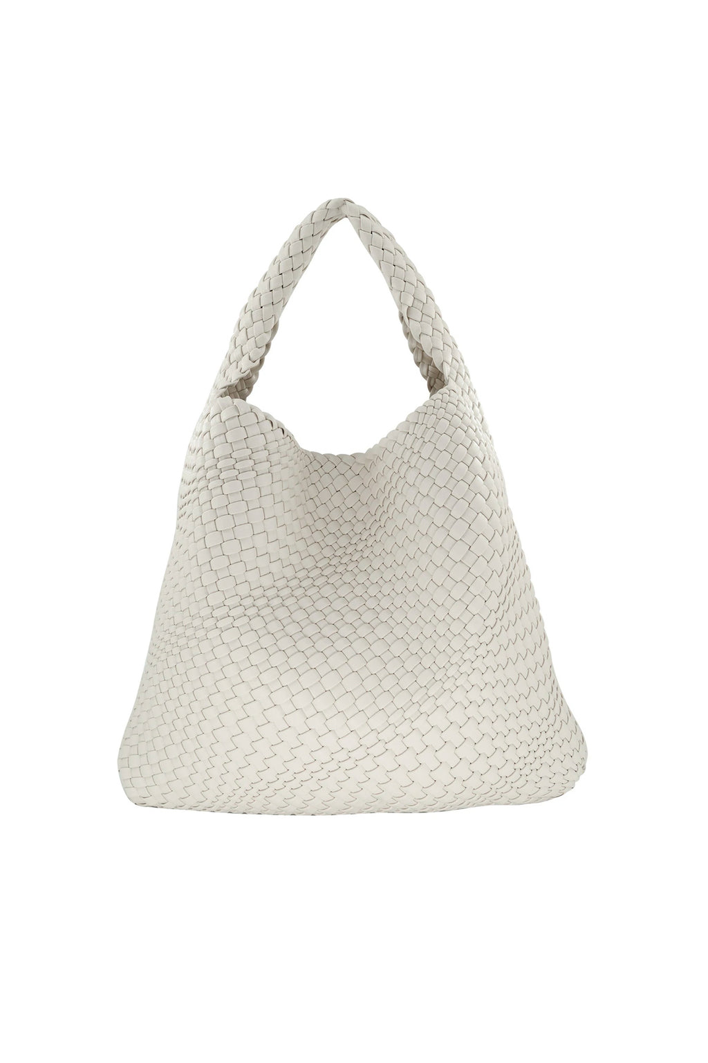 Women's Woven Tote Bag - Vegan Leather Hobo Purse With Top Handle, Magnetic Closure, Roomy Interior - View #6