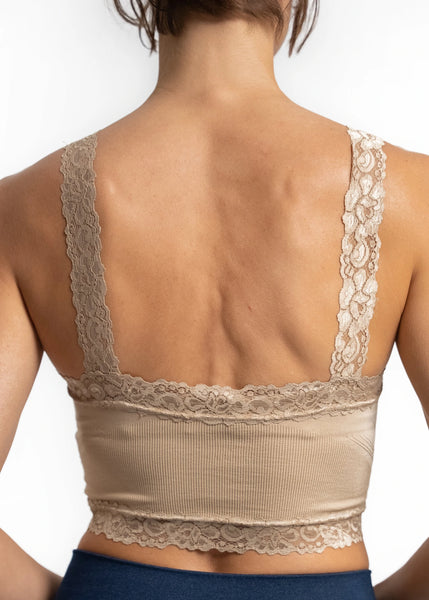 Elietian One Size Lace Trim Bralette - 606River