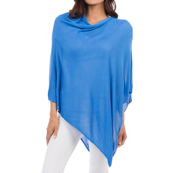 Organic bamboo fiber poncho cape topper - 606River