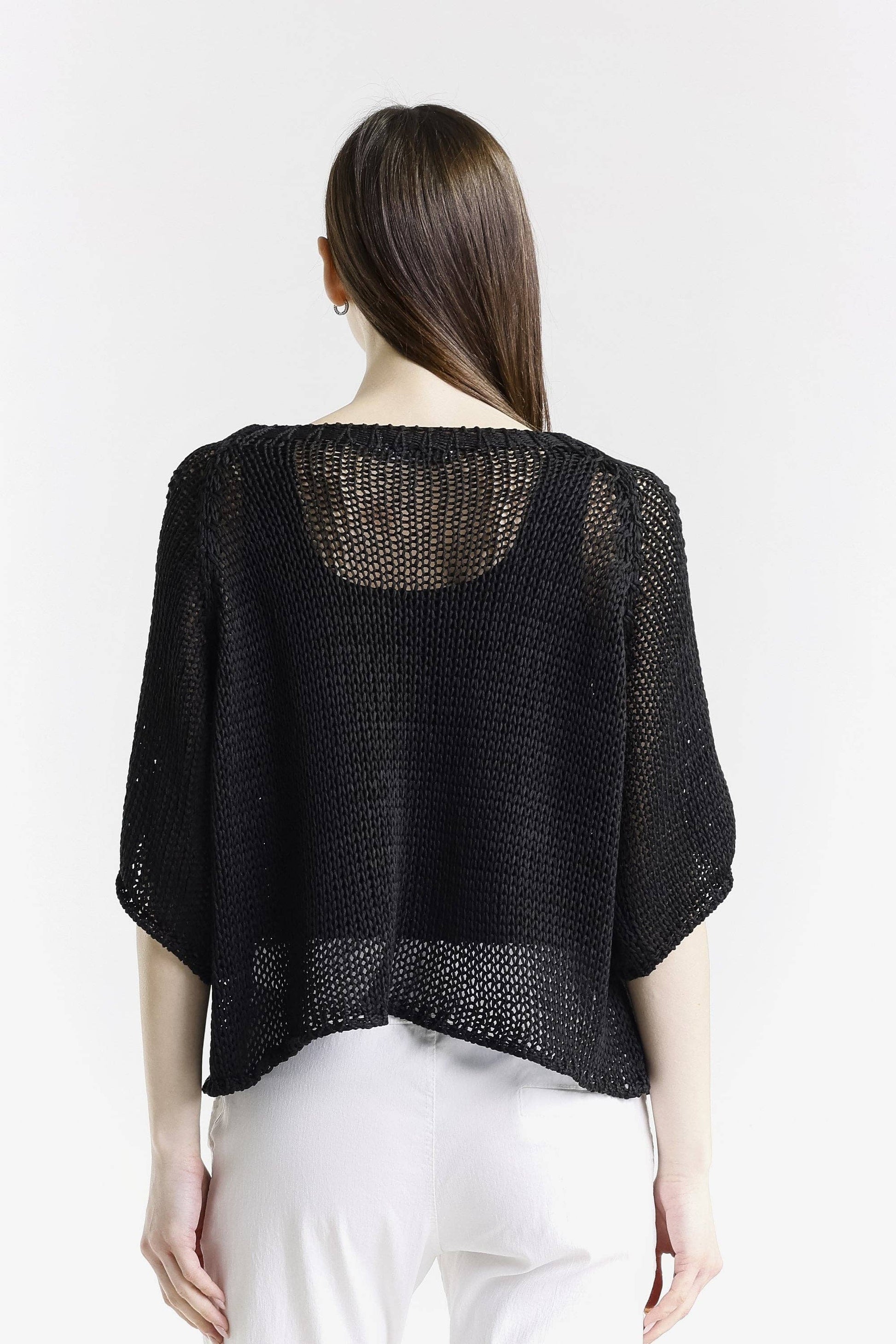 Doris Closed Knit Ballet Sleeve Closed Knit Sweater (BQ906CK) - 606River