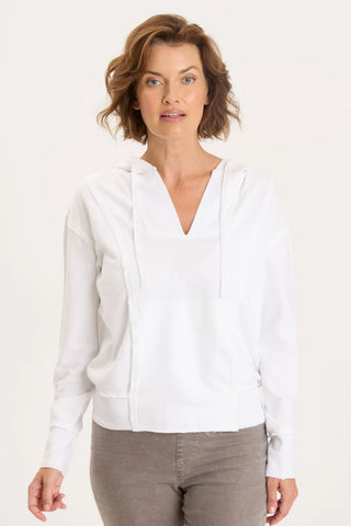 XCVI White Rosalyn Sweatshirt