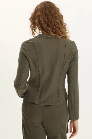 Dunne Twill Knit Stretch Blazer