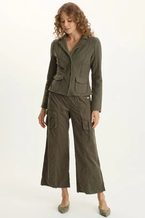 Dunne Twill Knit Stretch Blazer