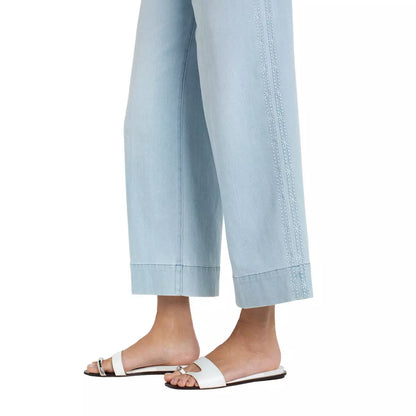 Crop Relaxed Beachy Jeans By Liverpool - 606River