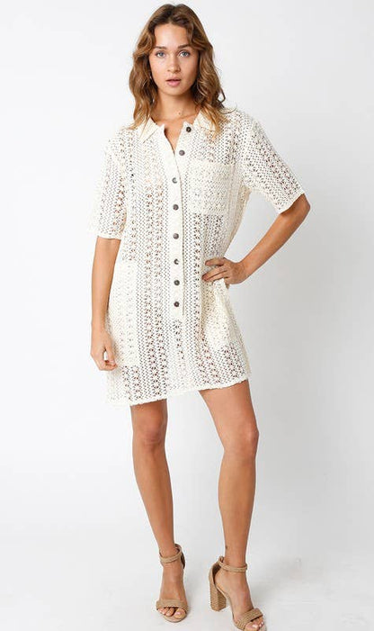 Chiara Crochet Cover Up Dress - 606River