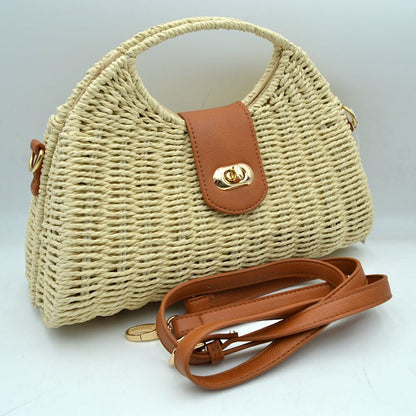 Natural Straw Summer Bag #230