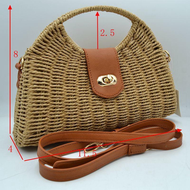 Natural Straw Summer Bag #230