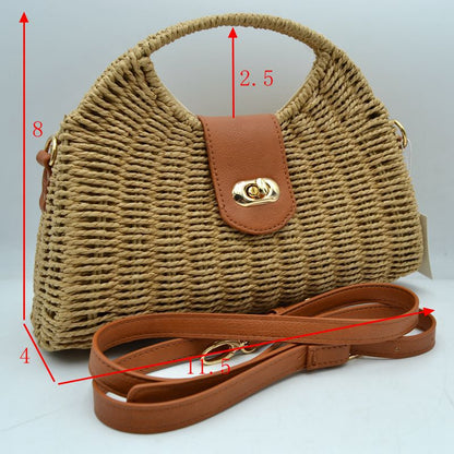 Natural Straw Summer Bag #230