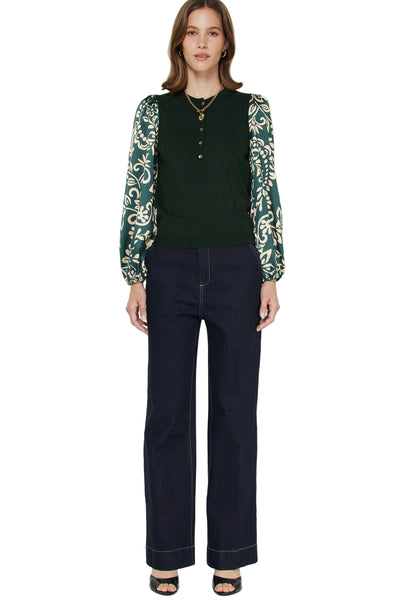 Hunter Green Soft Knit Sweater