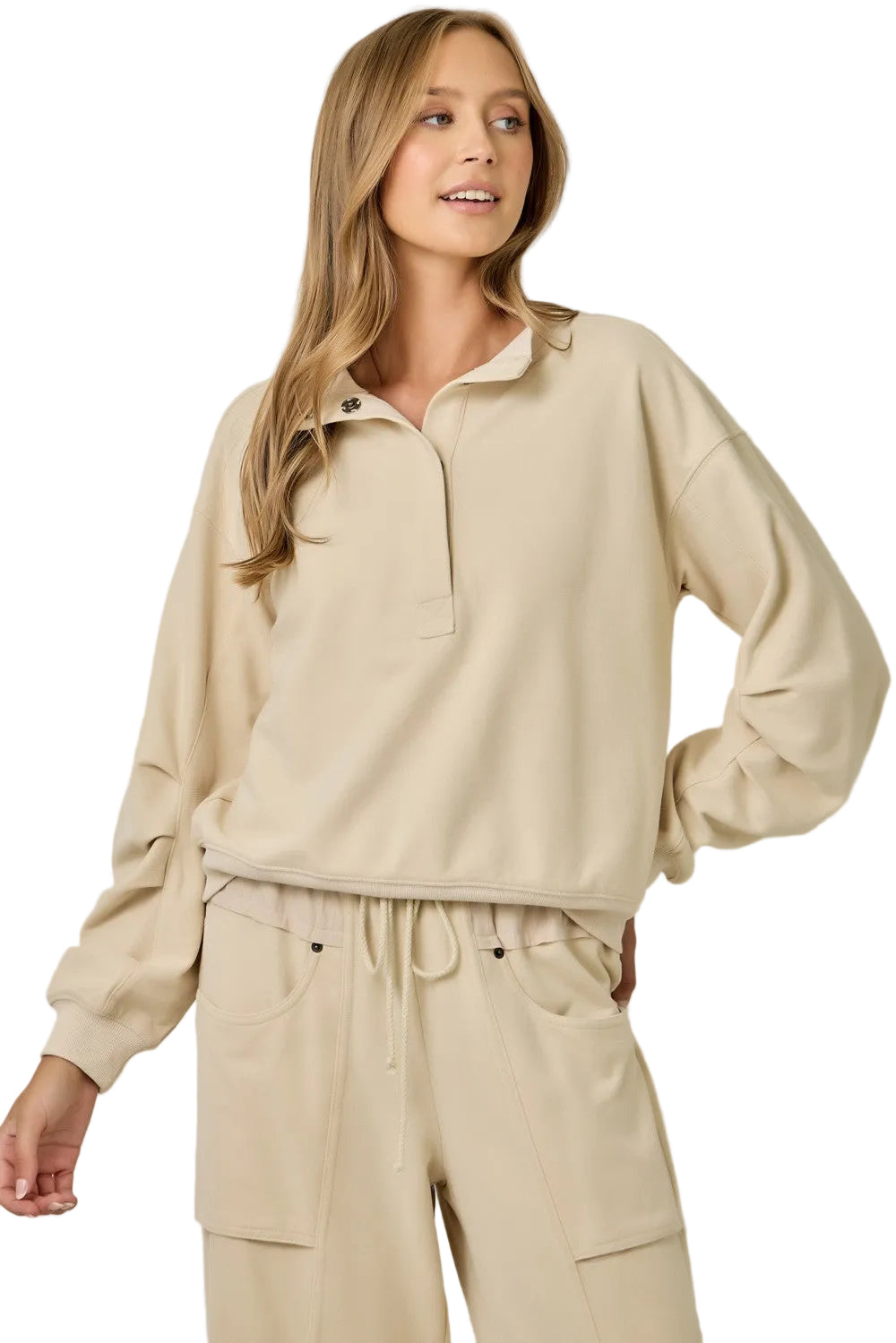 Ecru Luxury Sweatshirt