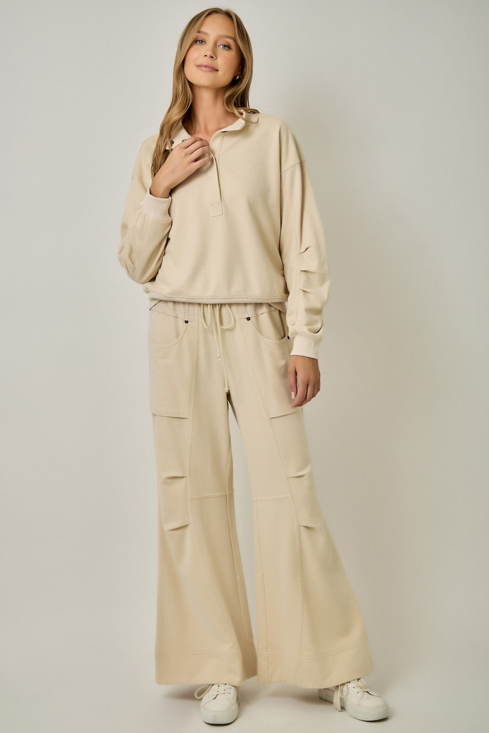 Ecru Luxury Sweatshirt