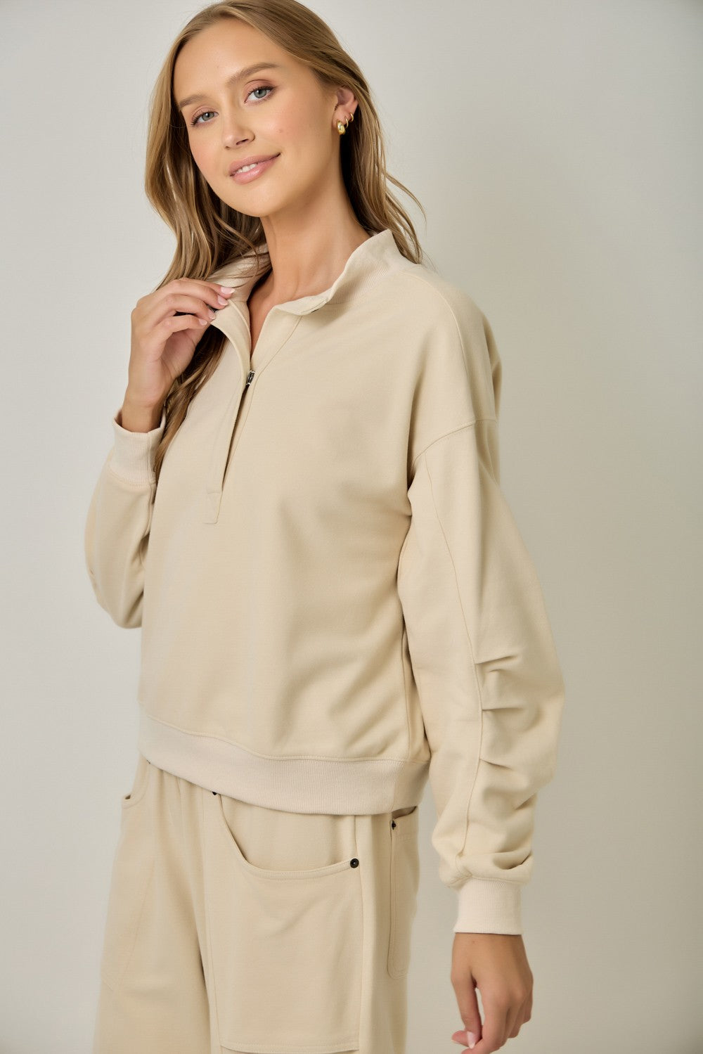 Ecru Luxury Sweatshirt