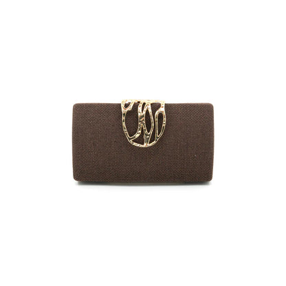 Gaia Linen Straw Resort Clutch Bag - 606River