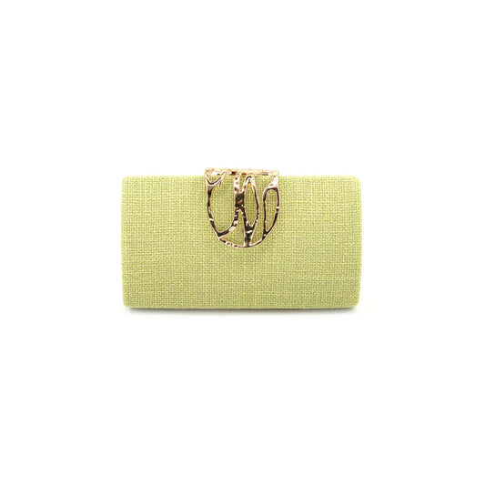Gaia Linen Straw Resort Clutch Bag - 606River