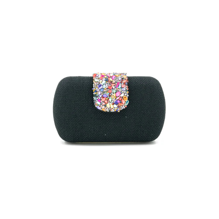 Giada Black Cocktail Straw Bag - 606River