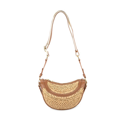 Croche Vegan Tan Crossbody Bag - 606River