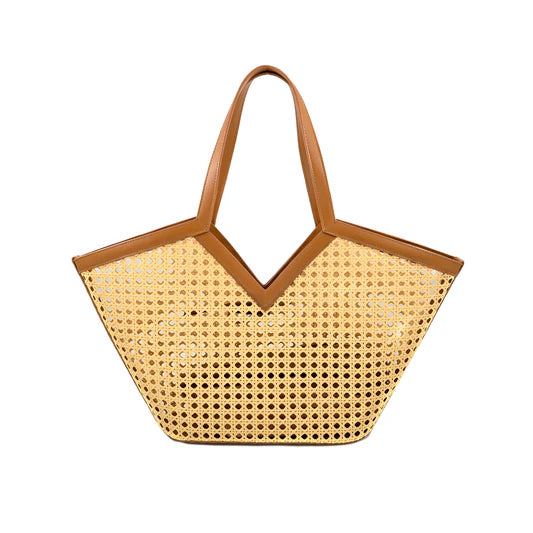 Emma Rattan Tan Bag - 606River