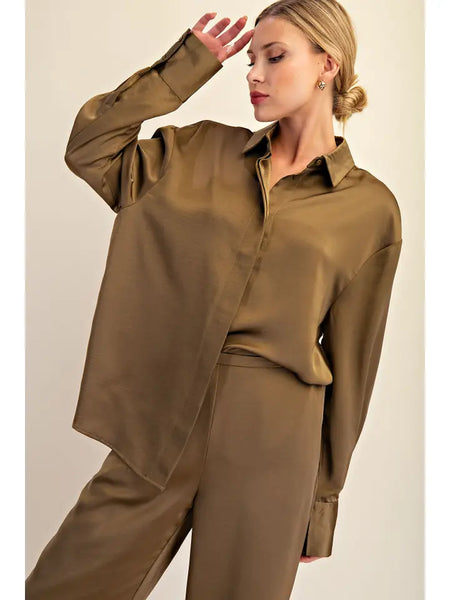 Glam Button Down Blouse