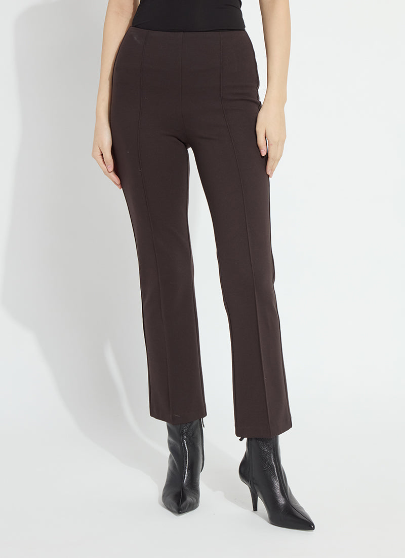 Pull On Elysse Ankle Brown Pant By Lysse