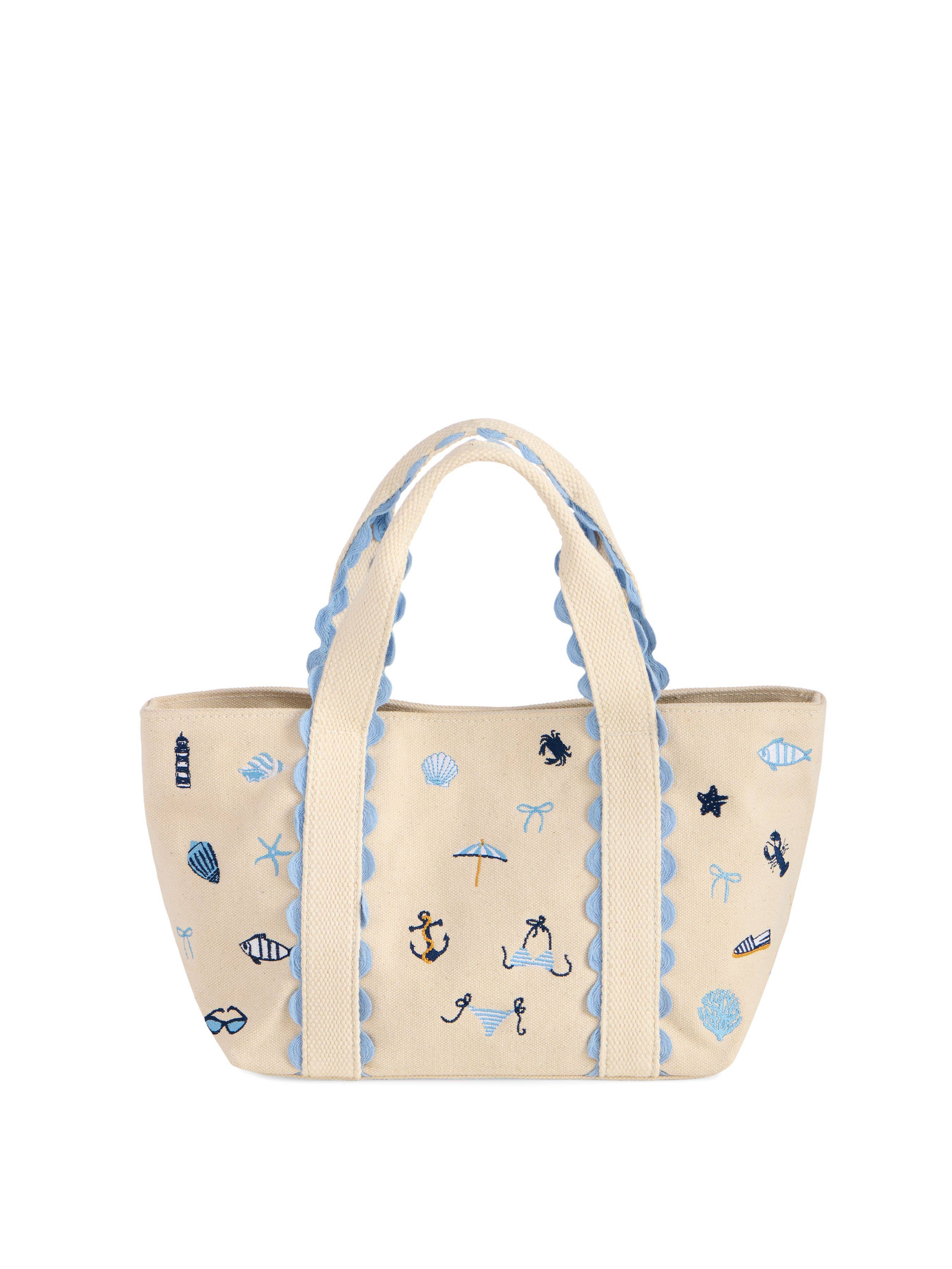 COASTAL ICONS MINI TOTE,NATURAL - 606River