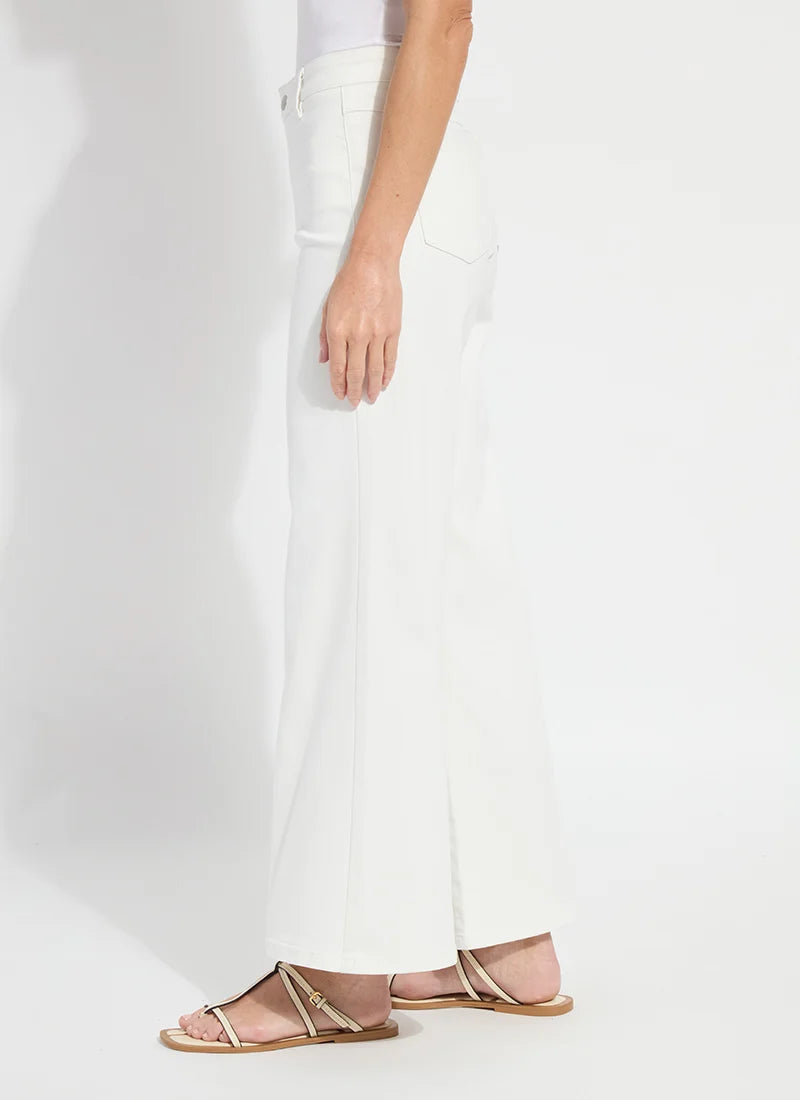 Iris Wide Leg Everyday Denim in Ecru
