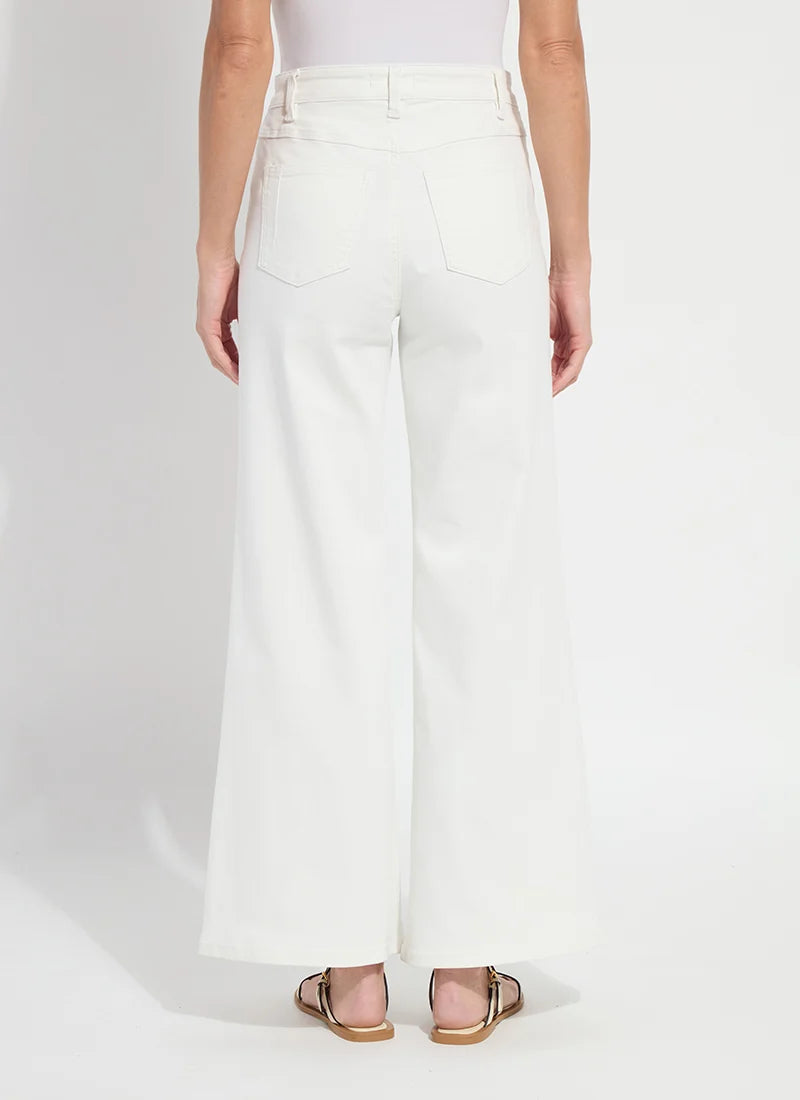 Iris Wide Leg Everyday Denim in Ecru