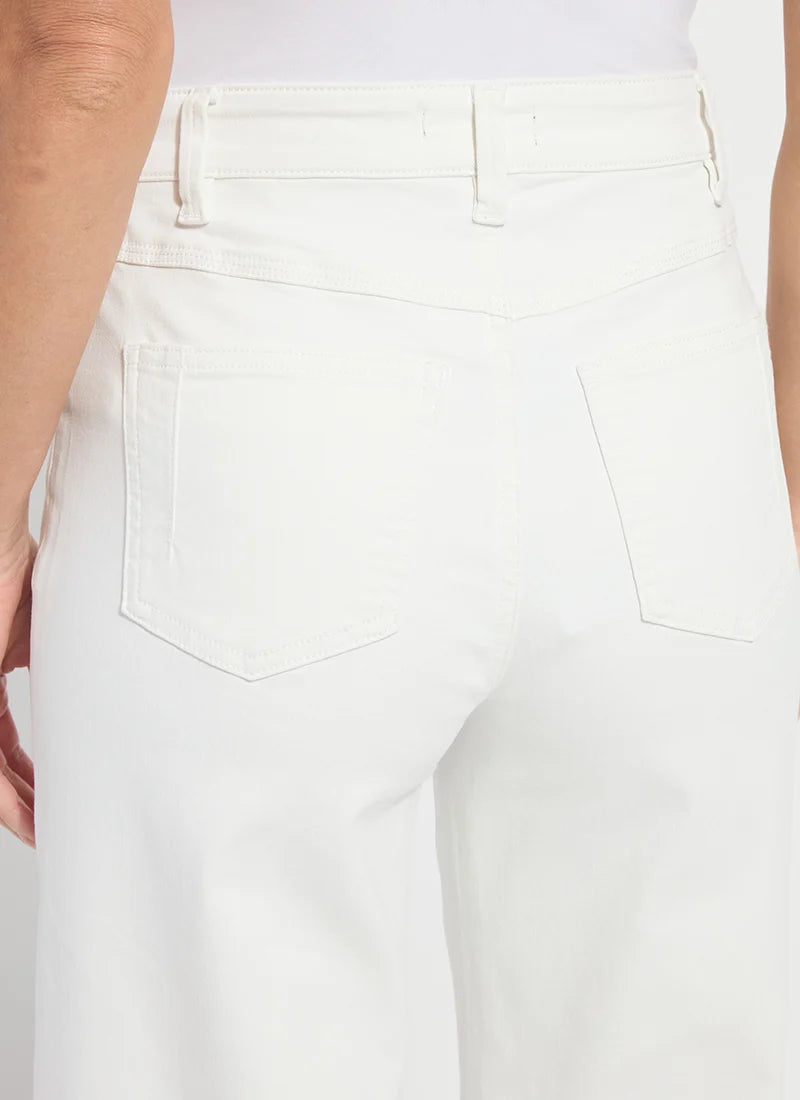Iris Wide Leg Everyday Denim in Ecru
