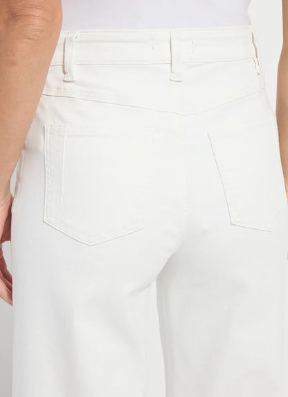 Iris Wide Leg Everyday Denim in Ecru