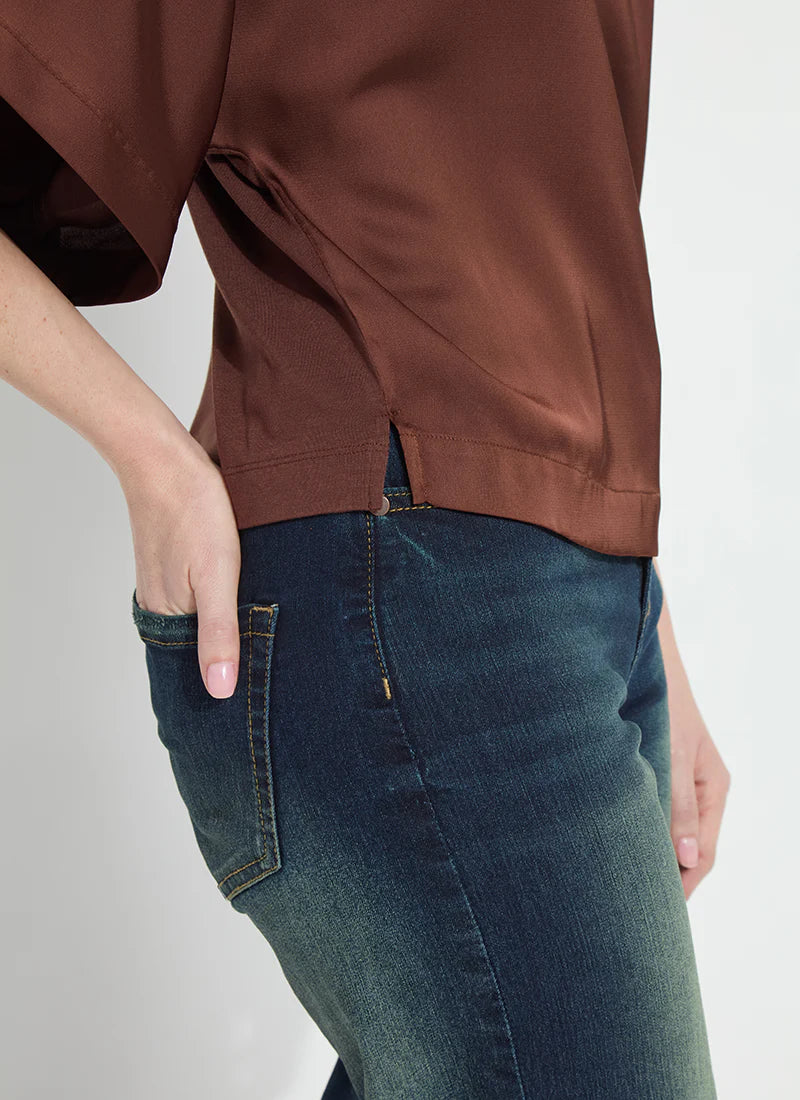 Ginger Mix Media Dolman Tee