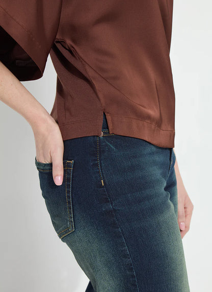 Ginger Mix Media Dolman Tee