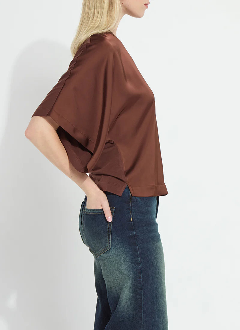 Ginger Mix Media Dolman Tee