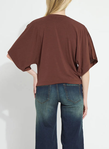 Ginger Mix Media Dolman Tee