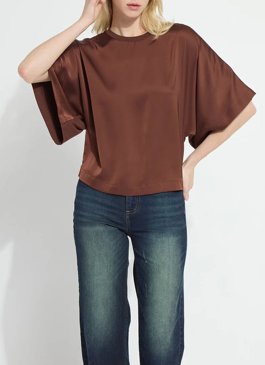 Ginger Mix Media Dolman Tee