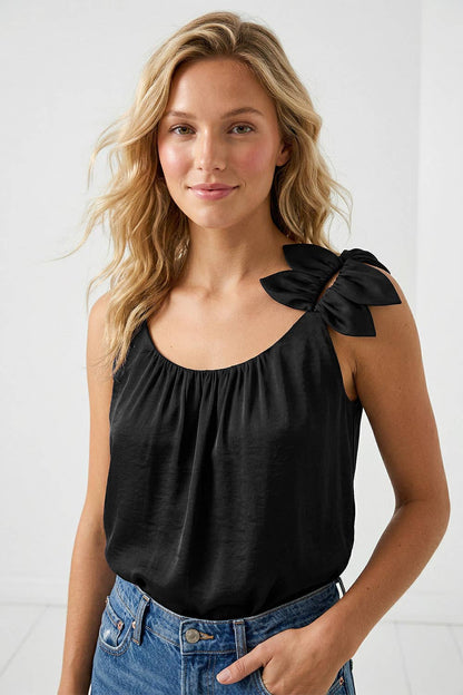 Flower Petal Sleeveless Top - 606River