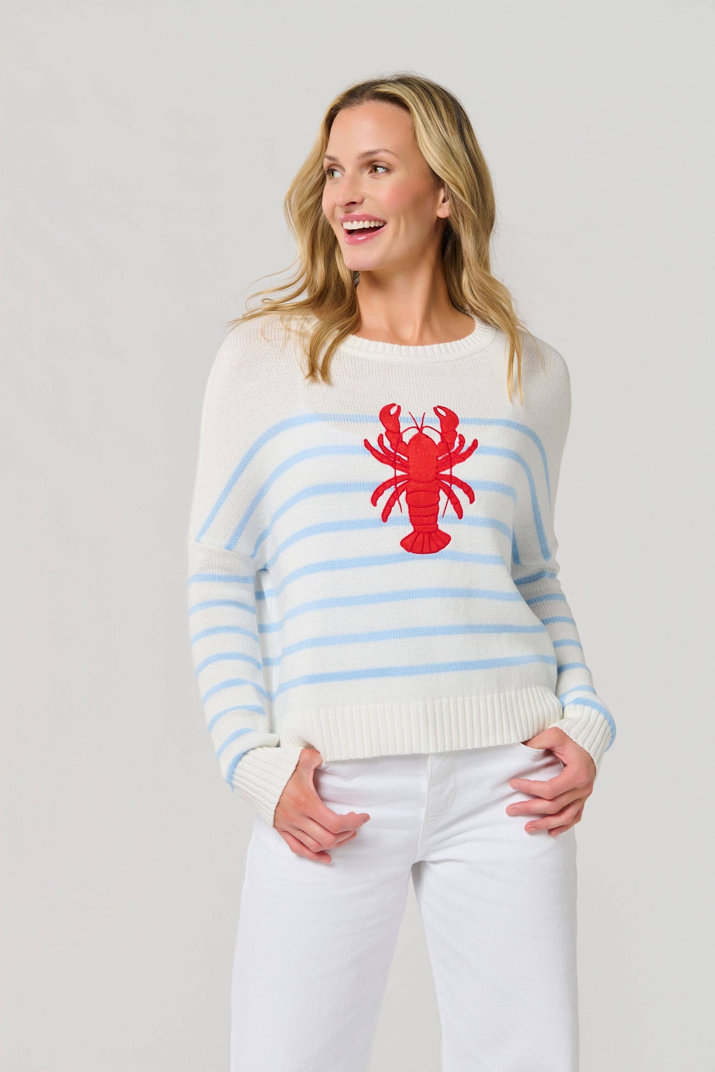 LOBSTER RELAXED FASHION FIT SWEATER - 606River