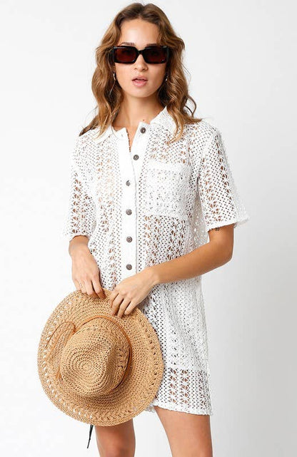 Chiara Crochet Cover Up Dress - 606River