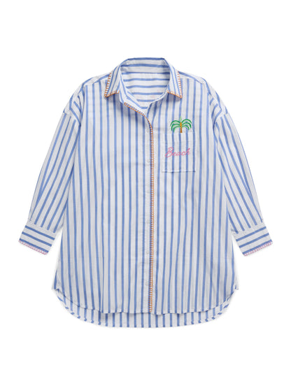 ASST/4 "BEACH/OCEAN AIR" COVER-UP SHIRTS - 606River