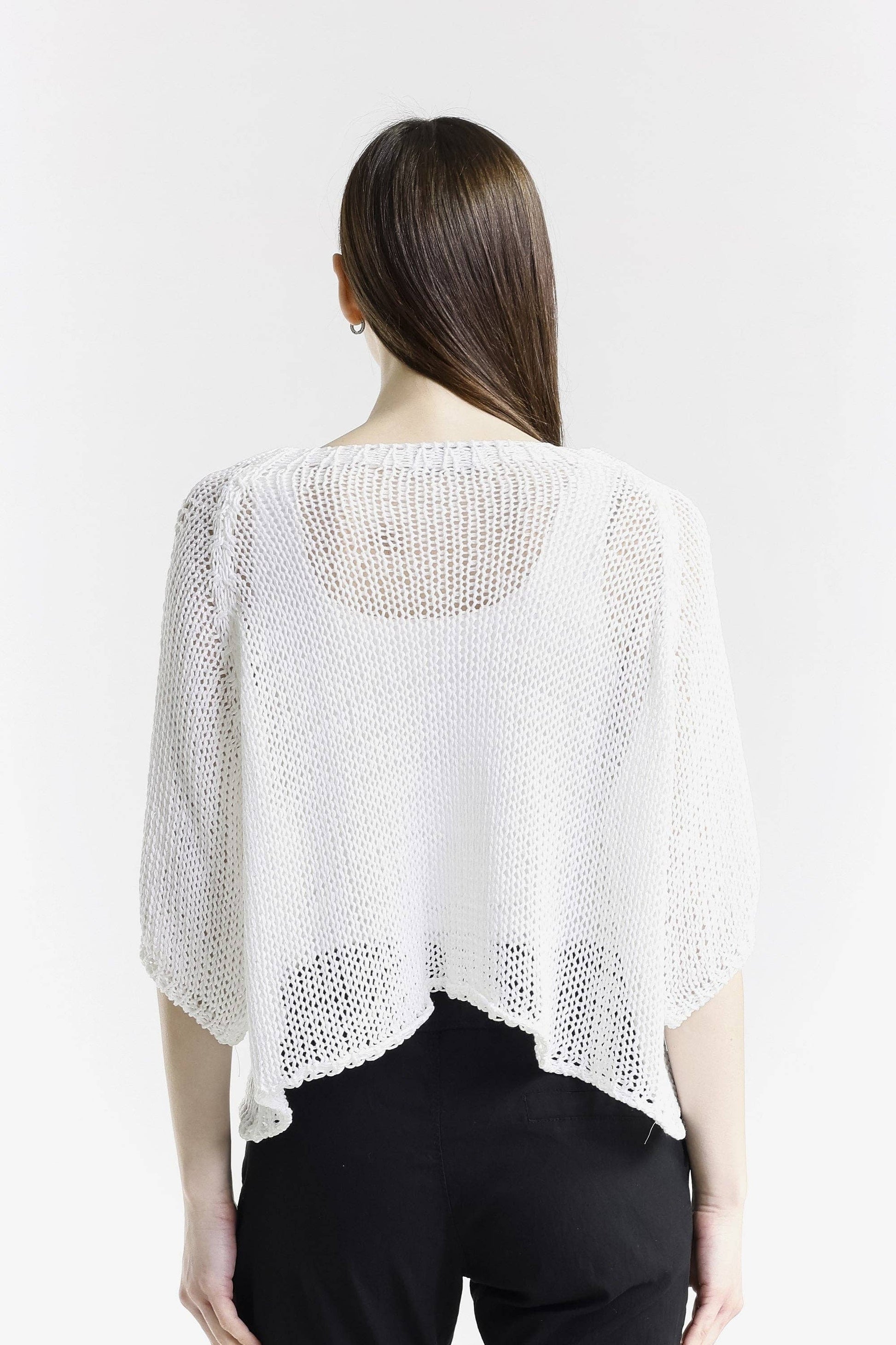 Doris Closed Knit Ballet Sleeve Closed Knit Sweater (BQ906CK) - 606River