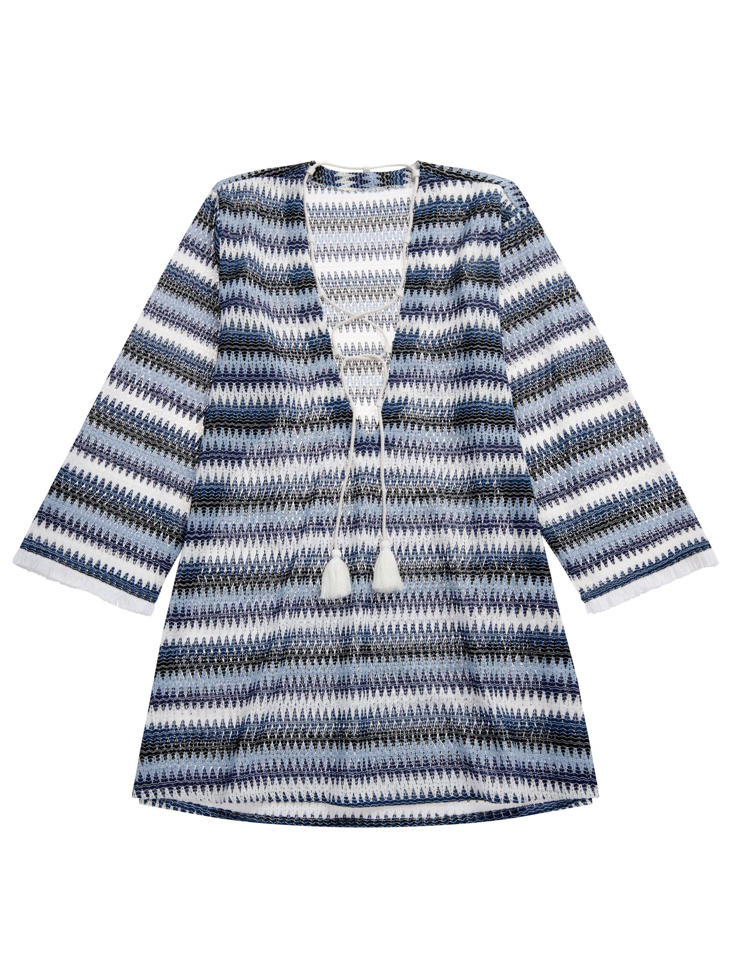 Navy White Beach Cover Up - 606River