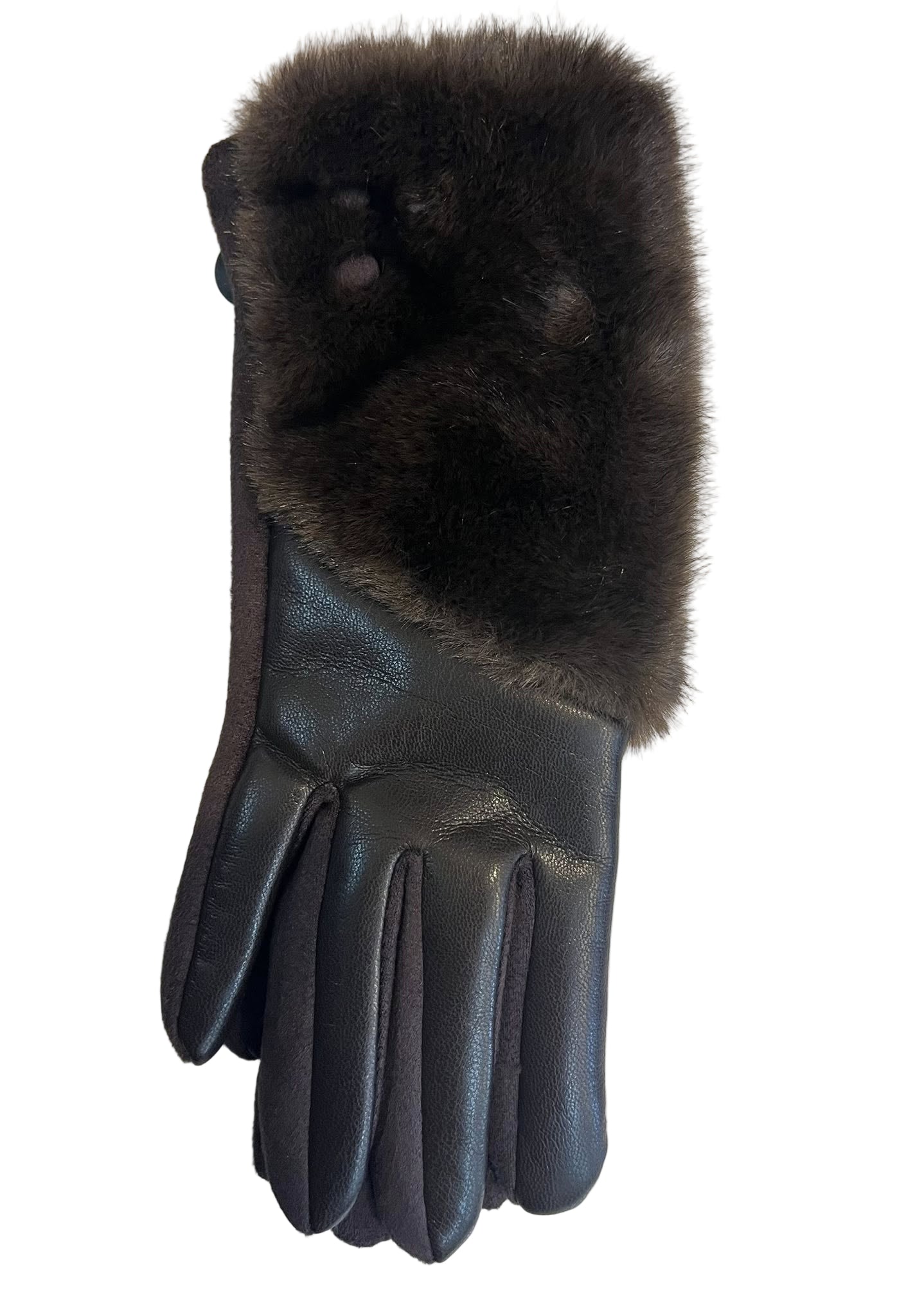 Faux Fur Texting Gloves