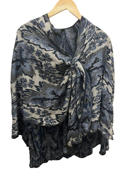 One Size Rapti Cashmere Feel Buckle Shawl Cape