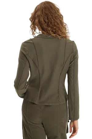 Dunne Twill Knit Stretch Blazer - 606River