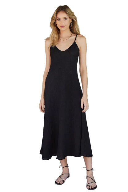 Italian Linen Maxi Slip Dress - 606River