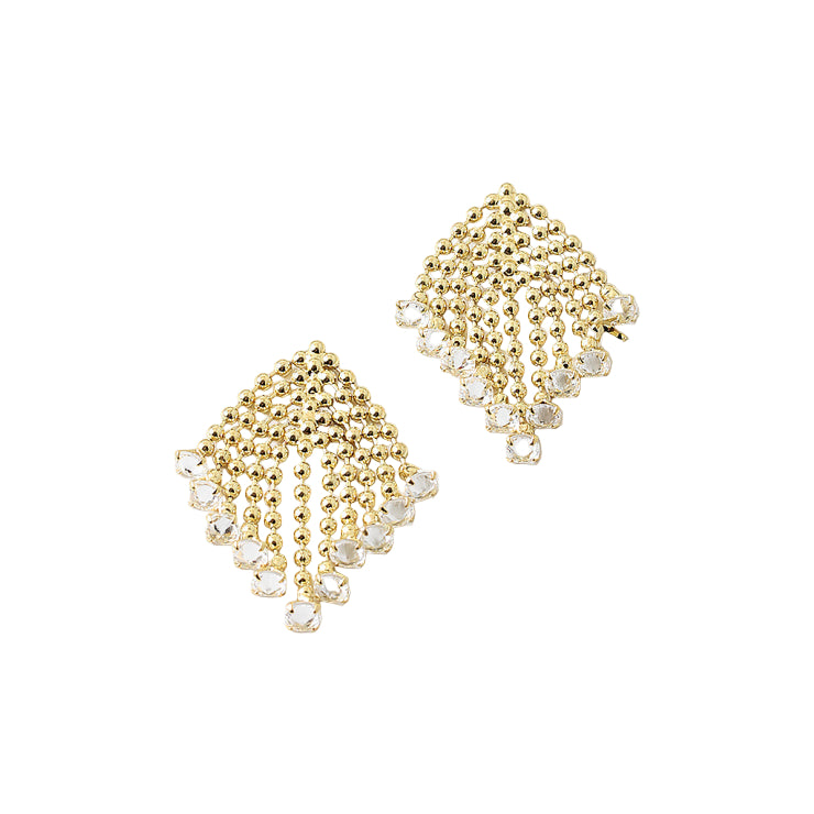 Special Occasion Evening Gold Dipped Earring