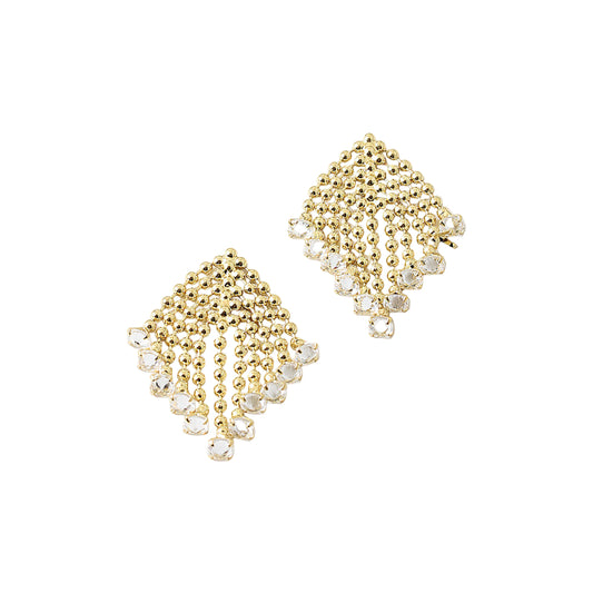 Special Occasion Evening Gold Dipped Earring