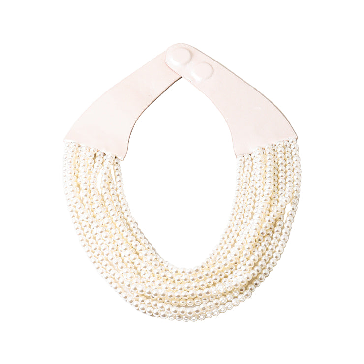 Pearl Statment Multi Bead Necklace - 606River