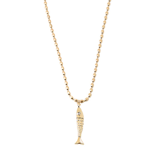 Trending Gold Fish Necklace - 606River