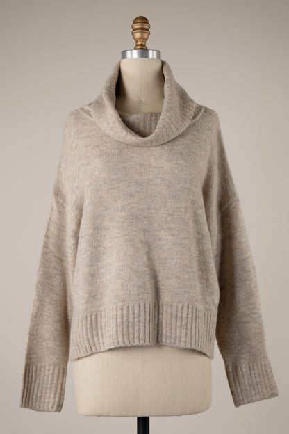 Miracle Chunky Cowl Neck Sweater - 606River